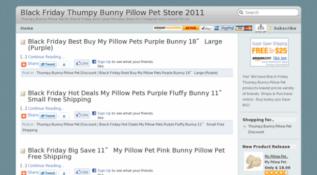 blackfridaythumpybunnypillowpet.pillowpetdinosaur.com