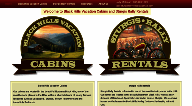 blackhillsvacationcabins.com