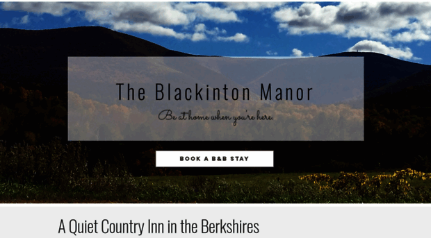 blackintonmanor.com