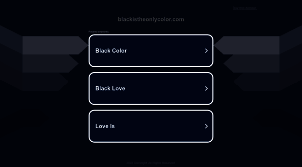 blackistheonlycolor.com