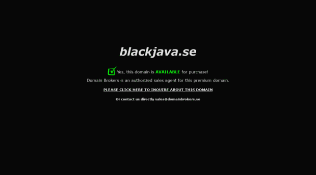 blackjava.se