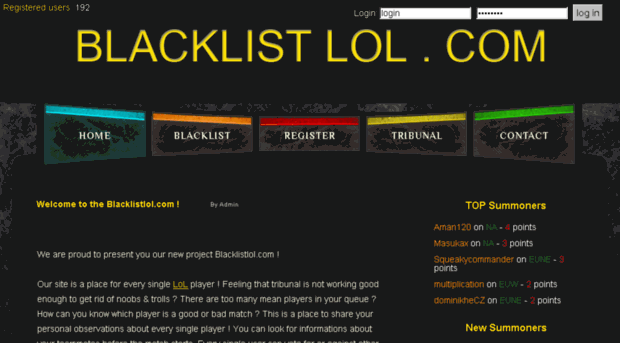 blacklistlol.com