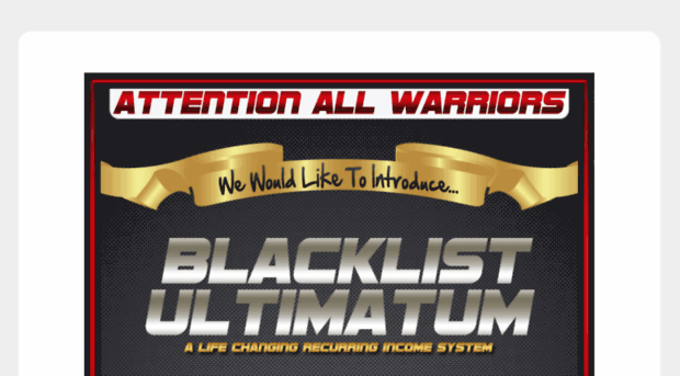 blacklistultimatum.com