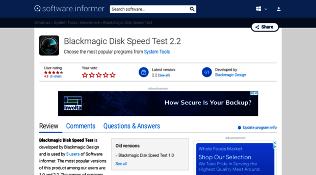 blackmagic-disk-speed-test.software.informer.com