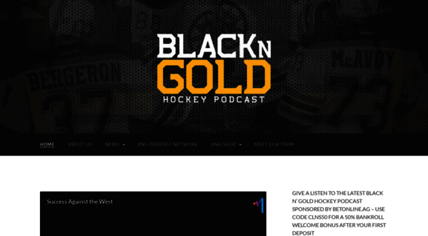 blackngoldhockey.com