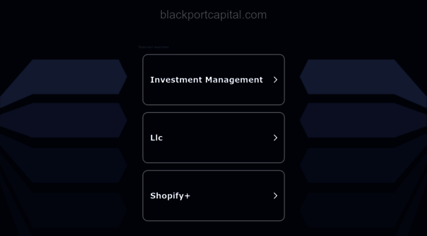 blackportcapital.com