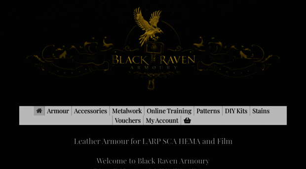 blackravenarmoury.co.uk