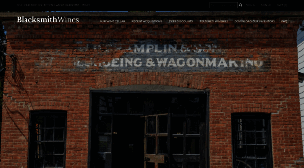 blacksmithfinewines.com