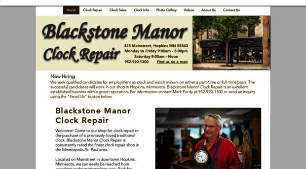 blackstonemanorclockrepair.com