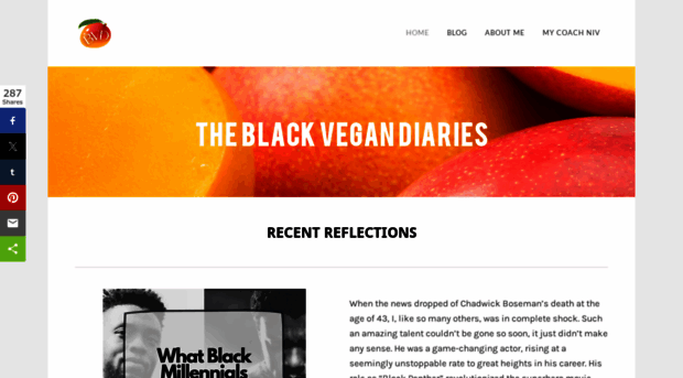 blackvegandiaries.com