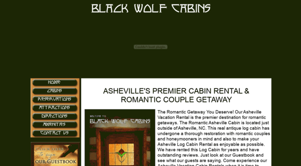 blackwolfcabins.com