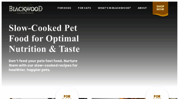 blackwoodpetfood.com