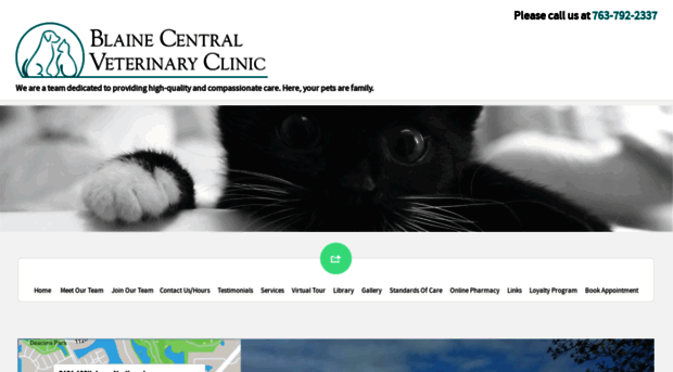 blainecentralveterinaryclinic.com