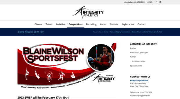 blainewilsonsportsfest.com