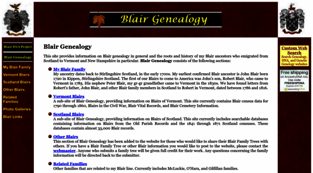 blairgenealogy.com