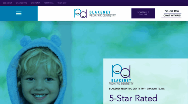 blakeneypediatricdentistry.com