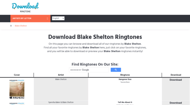 blakeshelton.download-ringtone.com