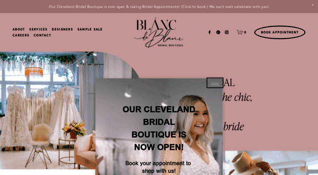 blancdeblancbridal.com