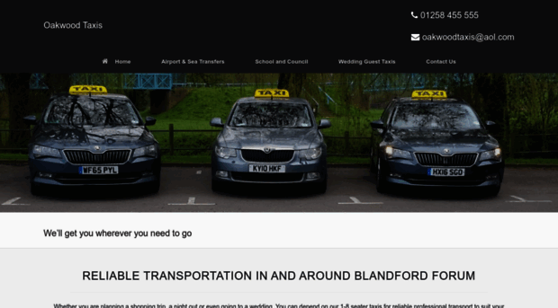 blandford-oakwoodtaxis.co.uk