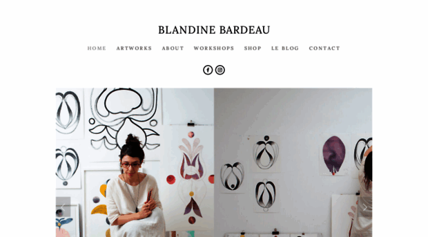 blandinebardeau.com