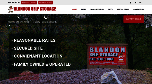 blandonselfstorage.com