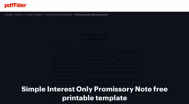 blank-promissory-note.pdffiller.com - Unusual traffic detected - Blank ...