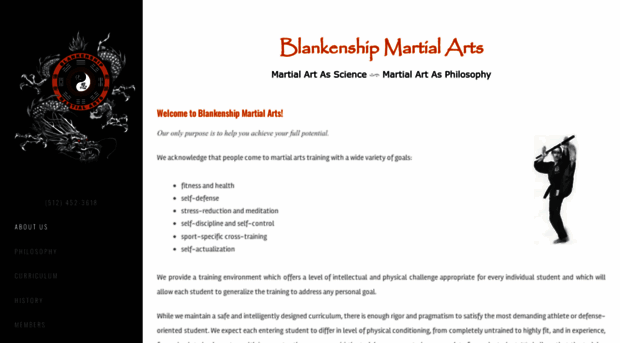 blankenshipmartialarts.com