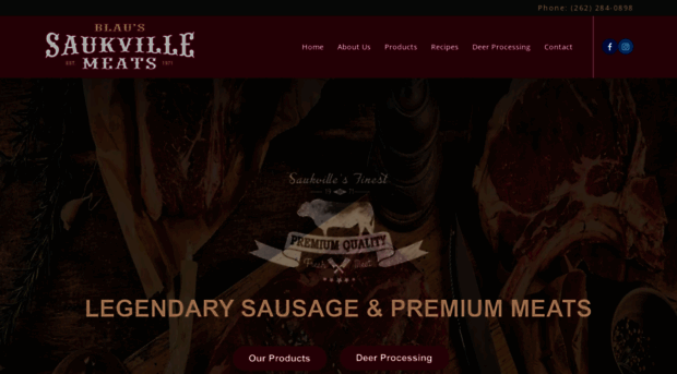 blaussaukvillemeats.com