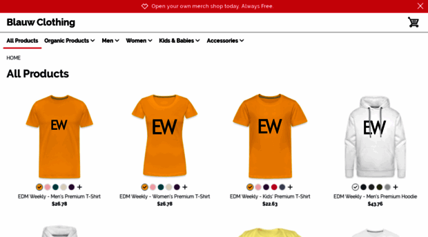 blauwclothing.myspreadshop.com