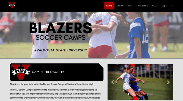 blazersoccercamp.com