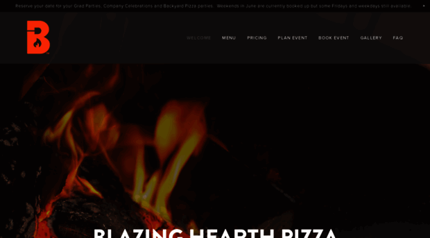 blazinghearthpizza.com