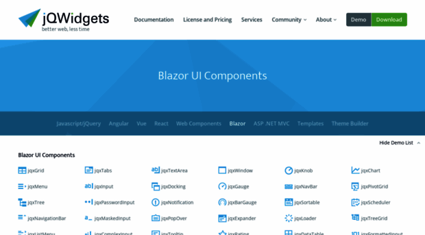 blazor.jqwidgets.com