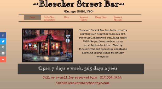 bleeckerstreetbarnyc.com