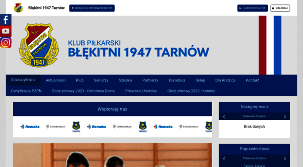 blekitnitarnow.futbolowo.pl