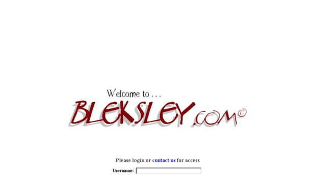 bleksley.com