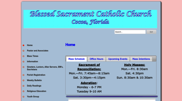 blessedsacramentcocoa.org