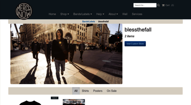 blessthefall.merchnow.com