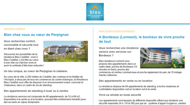 bleu-residence.com