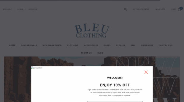 bleuclothing.com