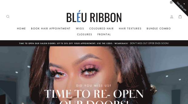 bleuribbonhair.com