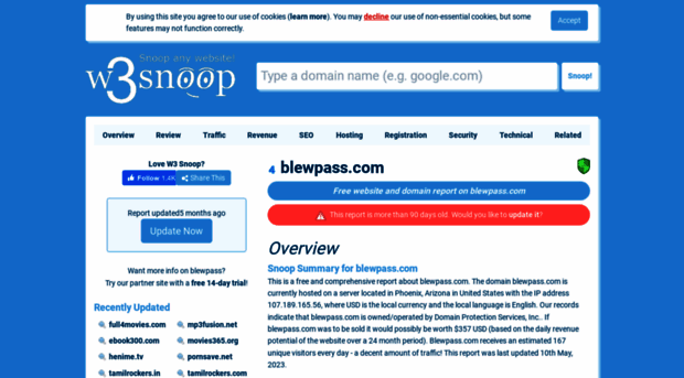 blewpass.com.w3snoop.com