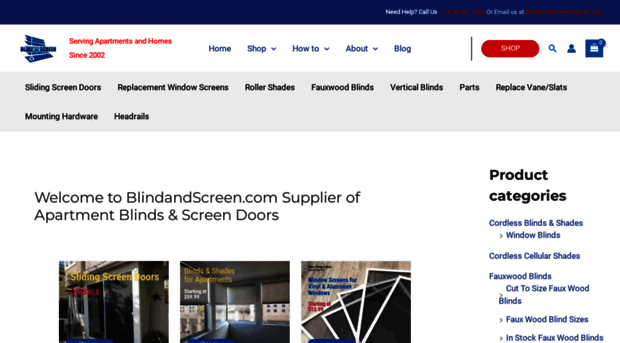 blindandscreen.com