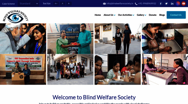 blindwelfaresociety.in