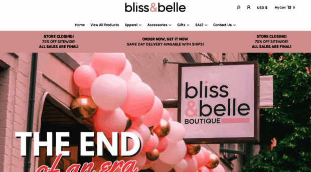 blissandbelleboutique.com