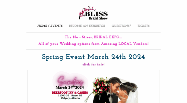 blissbridalshow.com