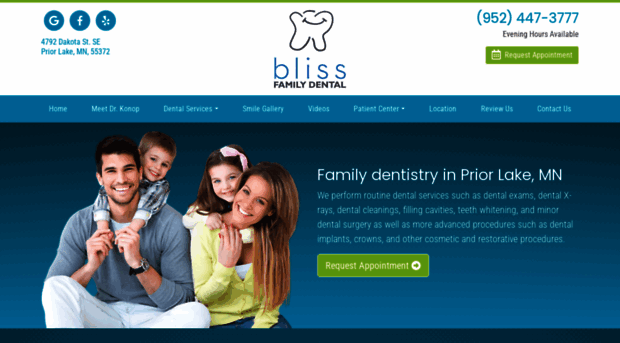 blissfamilydental.com