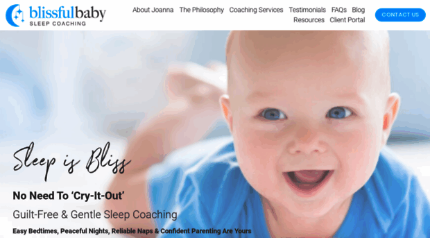 blissfulbabysleepcoaching.com