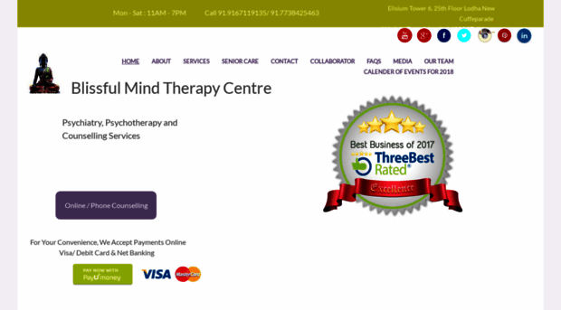 blissfulmindtherapycentre.com