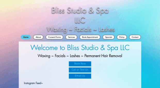 blissstudioandspa.com