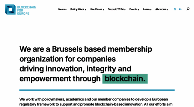 blockchain4europe.eu